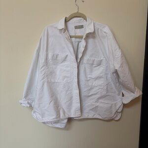 Everlane White Button Down Shirt